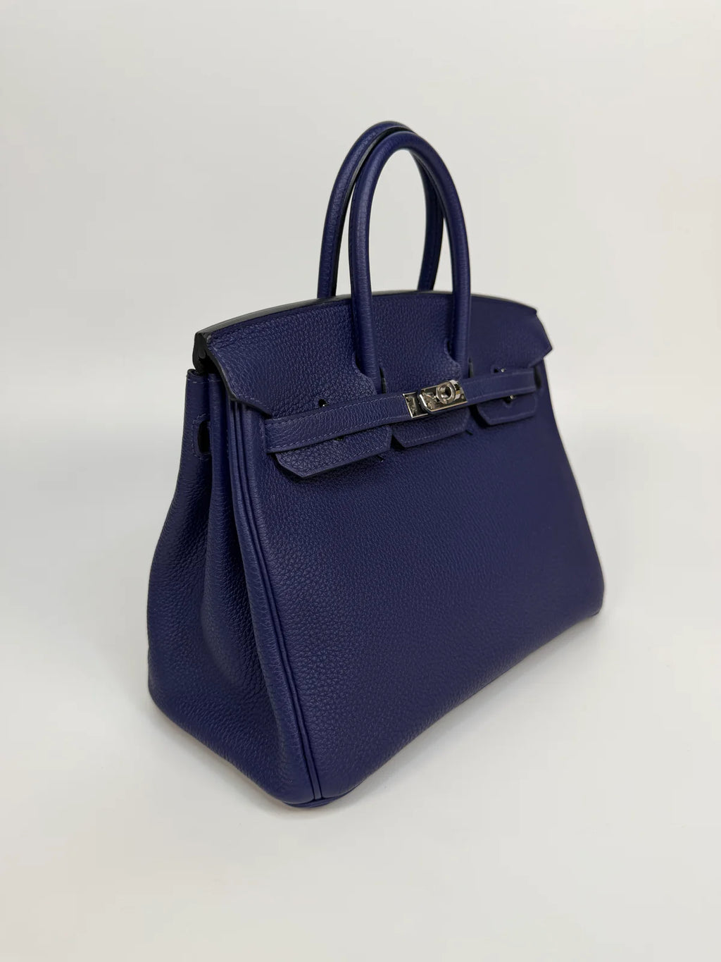 HERMÈS BIRKIN 25 IN BLUE SAPPHIRE TOGO WITH PALLADIUM HARDWARE