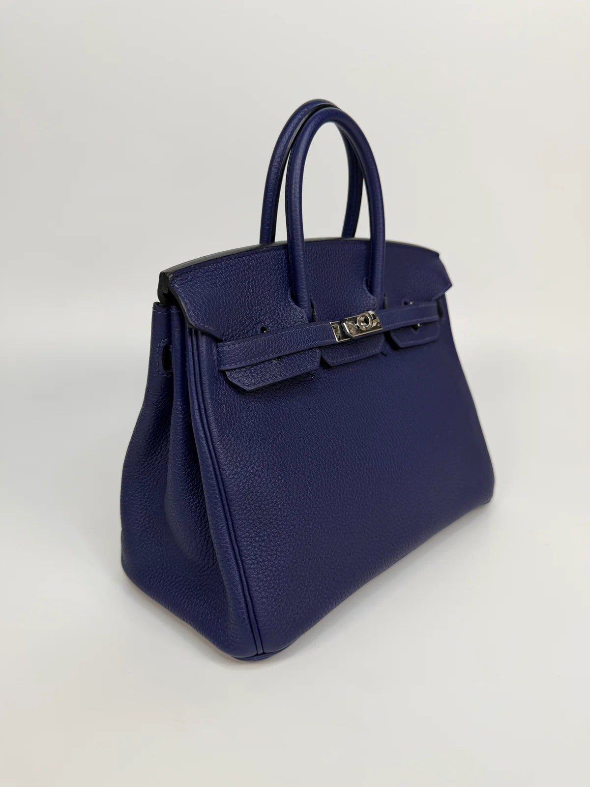 HERMÈS BIRKIN 25 IN BLUE SAPPHIRE TOGO WITH PALLADIUM HARDWARE