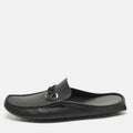 Hermes Icaro Size 43 Black Leather Mules