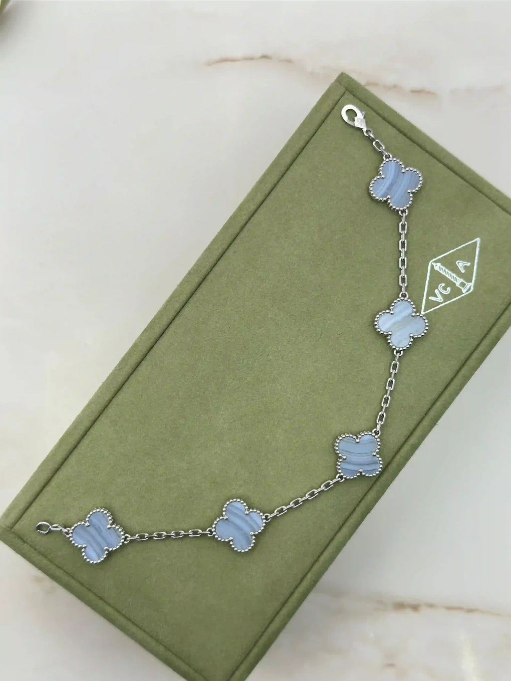 Van Cleef And Arpels Vintage Alhambra Bracelet 5 Motifs