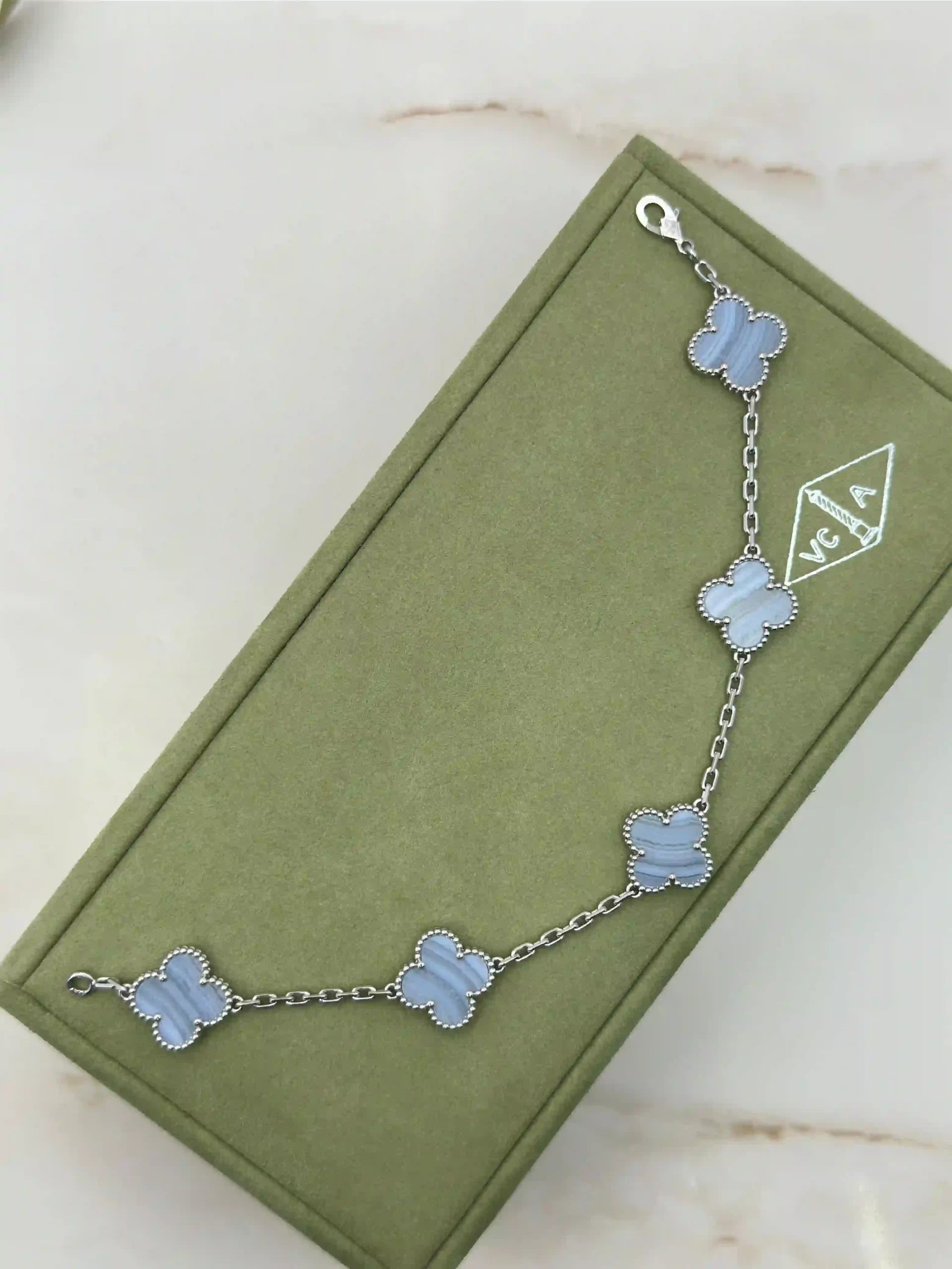Van Cleef And Arpels Vintage Alhambra Bracelet 5 Motifs