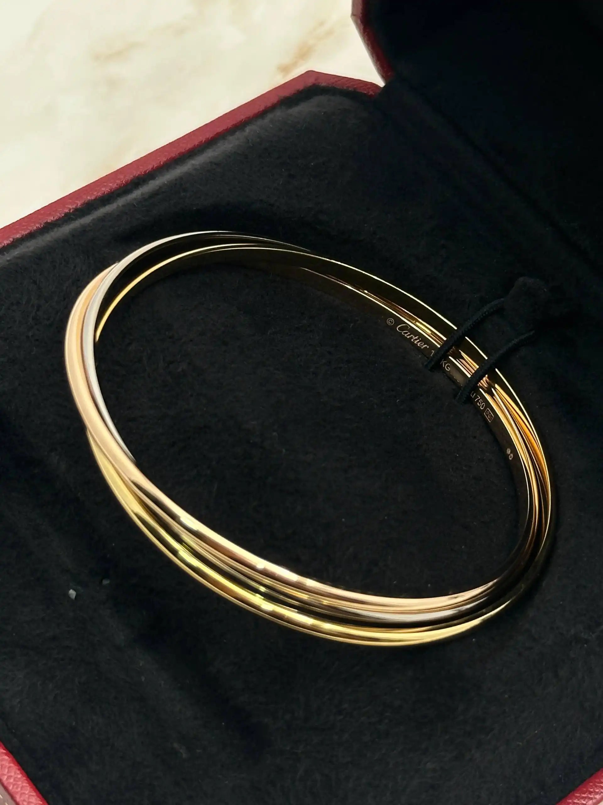 Cartier Trinity Bracelet Size 18