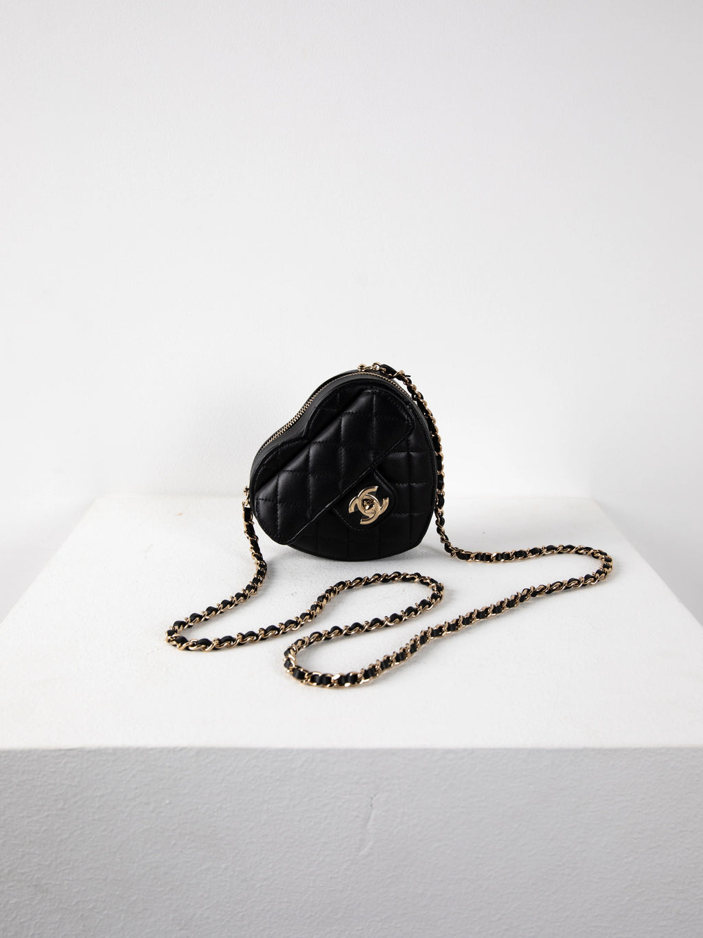 Chanel Black Heart Bag in Small Size