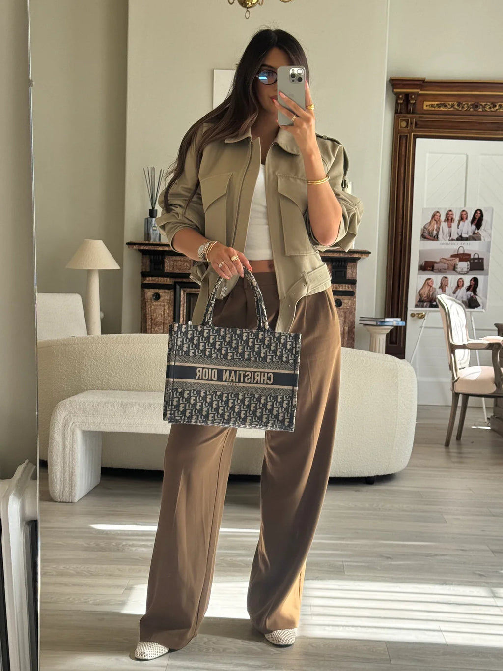 CHRISTIAN DIOR MEDIUM OBLIQUE BOOK TOTE