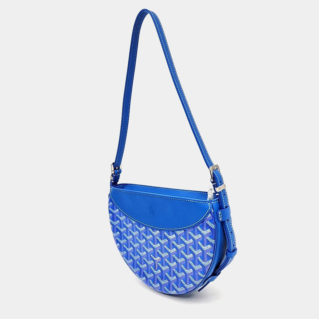 Goyard Blue PVC Hirondel Bag PM