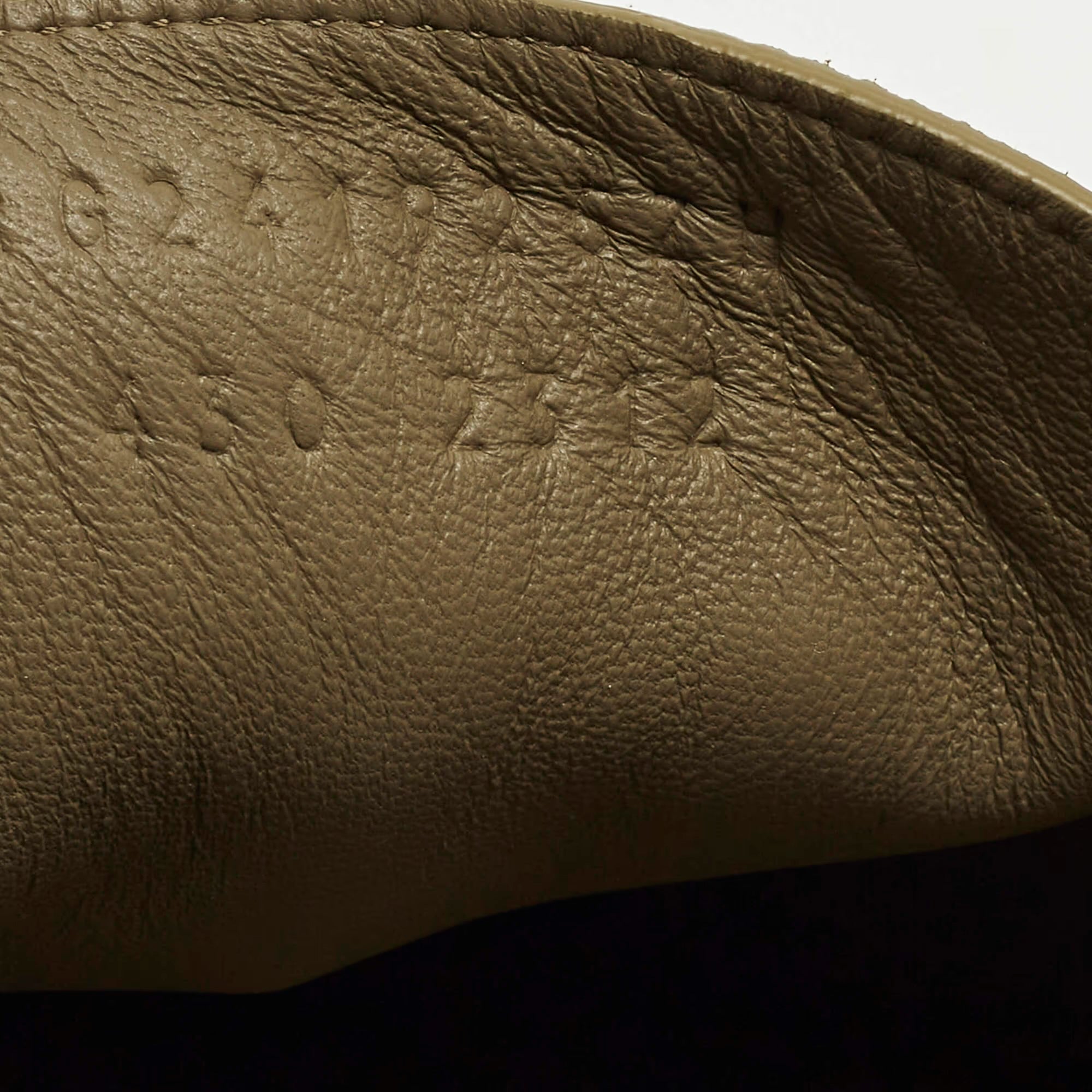 Hermes Icaro Size 43 Olive Green Suede Flat Mules