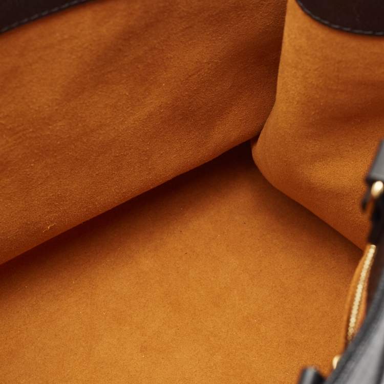 Louis Vuitton Black Monogram Empreinte Leather On The Go GM Bag