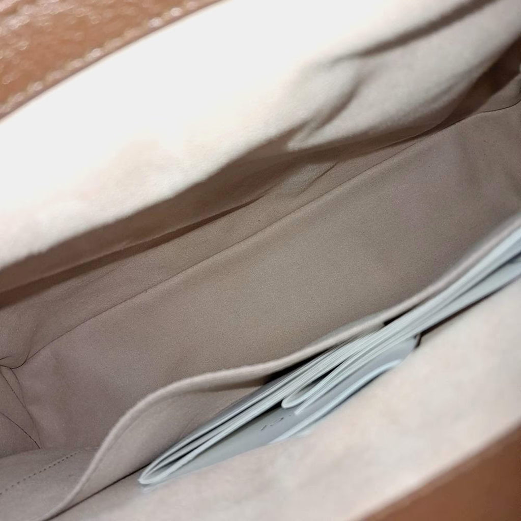 Gucci Brown Leather Diana Tote and Shoulder Bag
