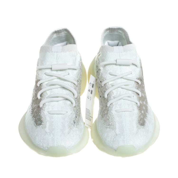 Yeezy x adidas Mint Green Knit Fabric Boost 380 Calcite Glow Sneakers Size 37 1/3
