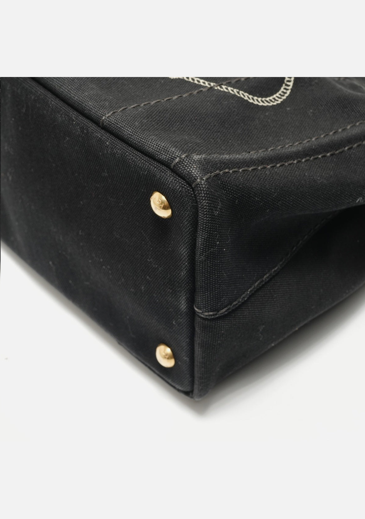 PRADA Canapa SS 2WAY Handbag black