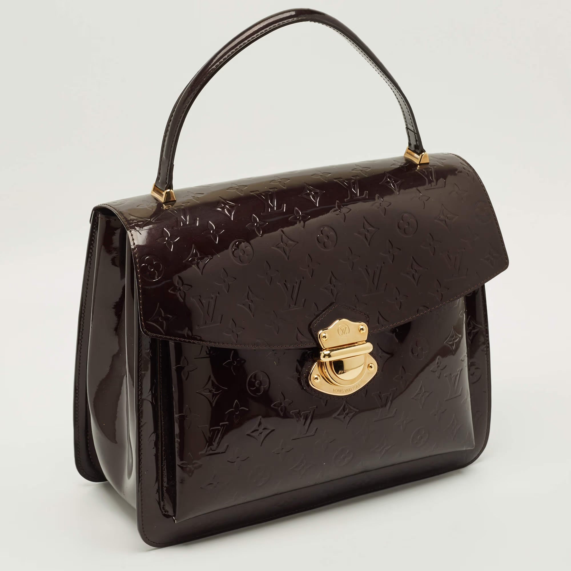 Louis Vuitton Romaine Amarante Monogram Vernis Bag