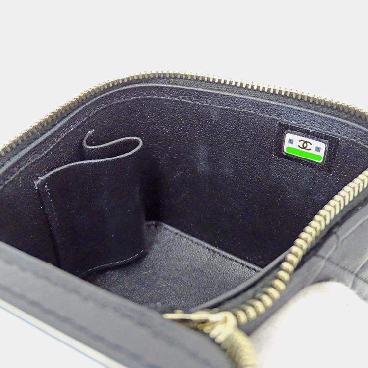Chanel Coco Casino Black Lambskin Vanity Case