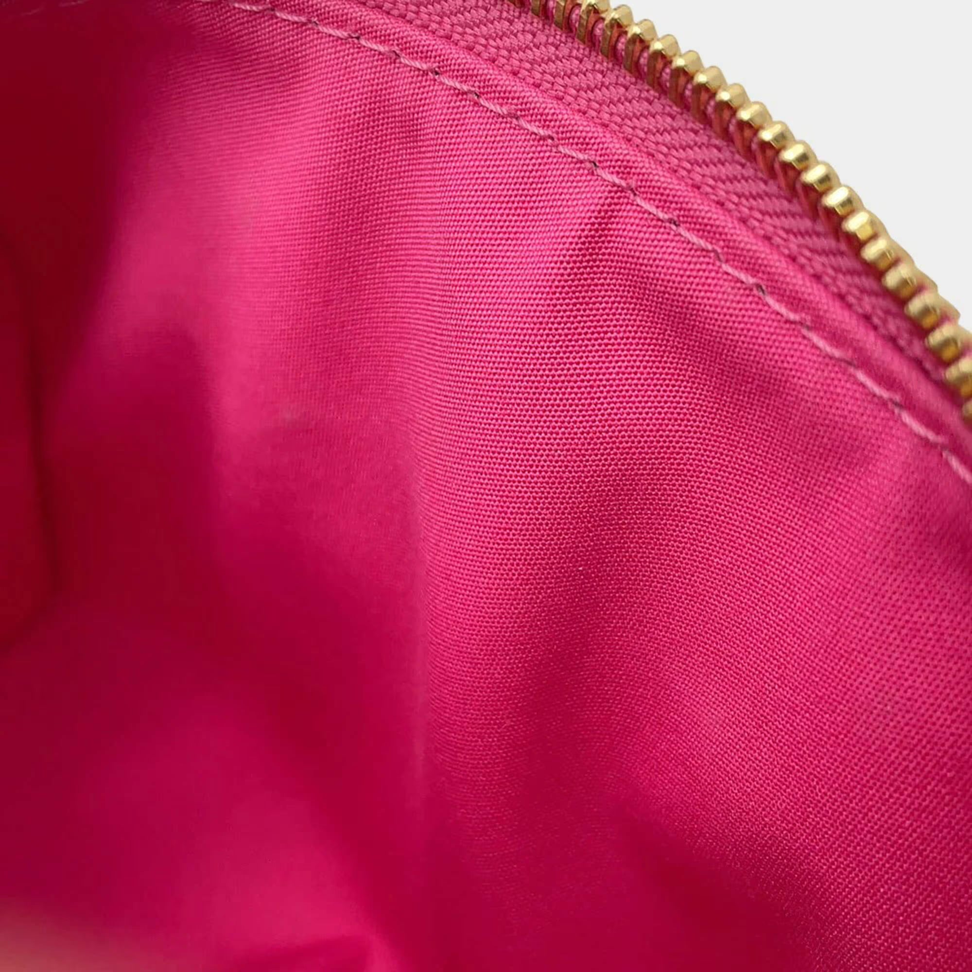 Louis Vuitton Lvremix Collection Nano Speedy Neon Pink Monogram Vernis Leather