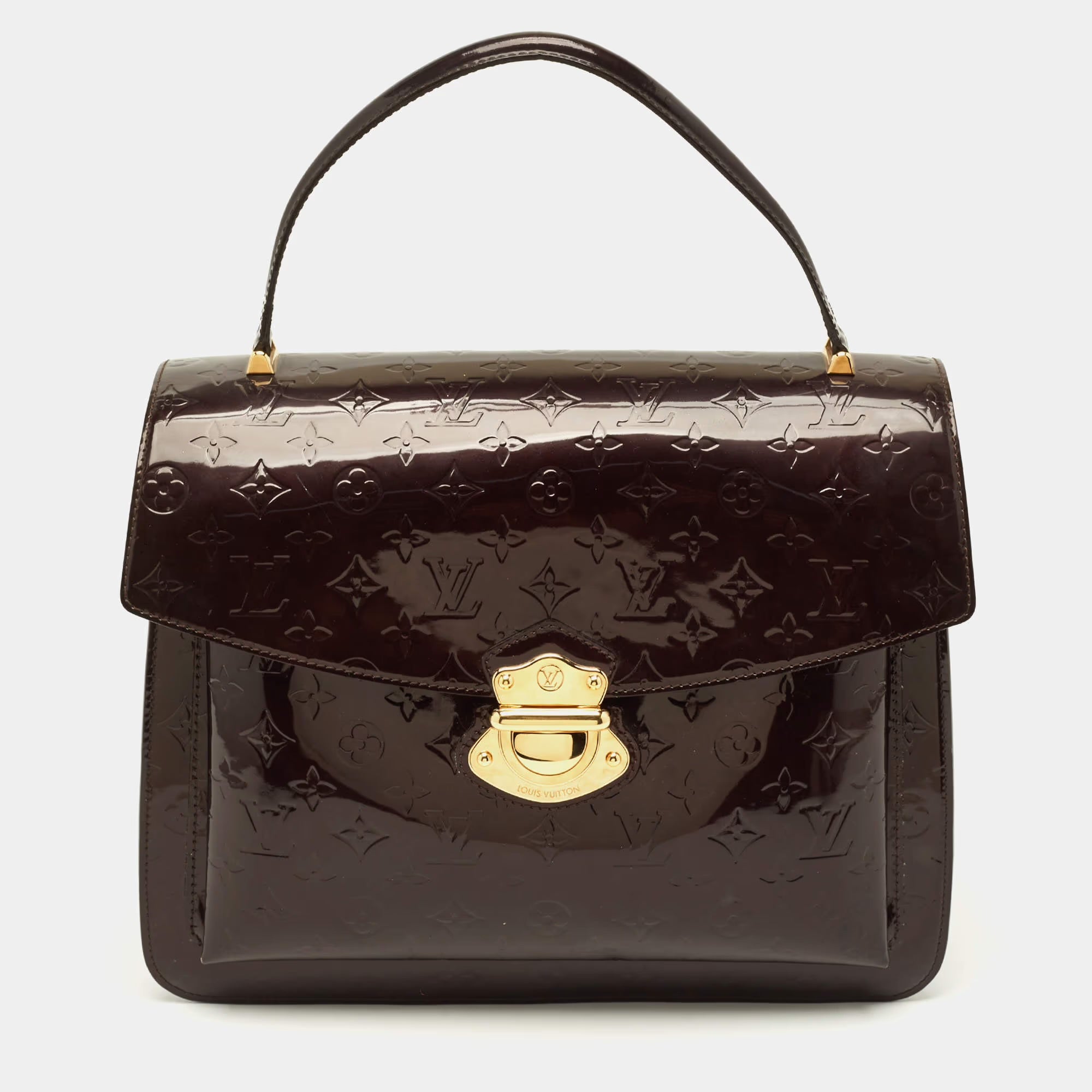 Louis Vuitton Romaine Amarante Monogram Vernis Bag