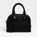 LOUIS VUITTON ALMA BB IN EMPREINTE BLACK MONOGRAM WITH GOLD HARDWARE