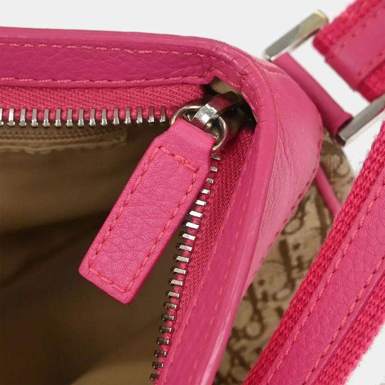 Christian Dior Beige Pink Street Chic Trotter Handbag