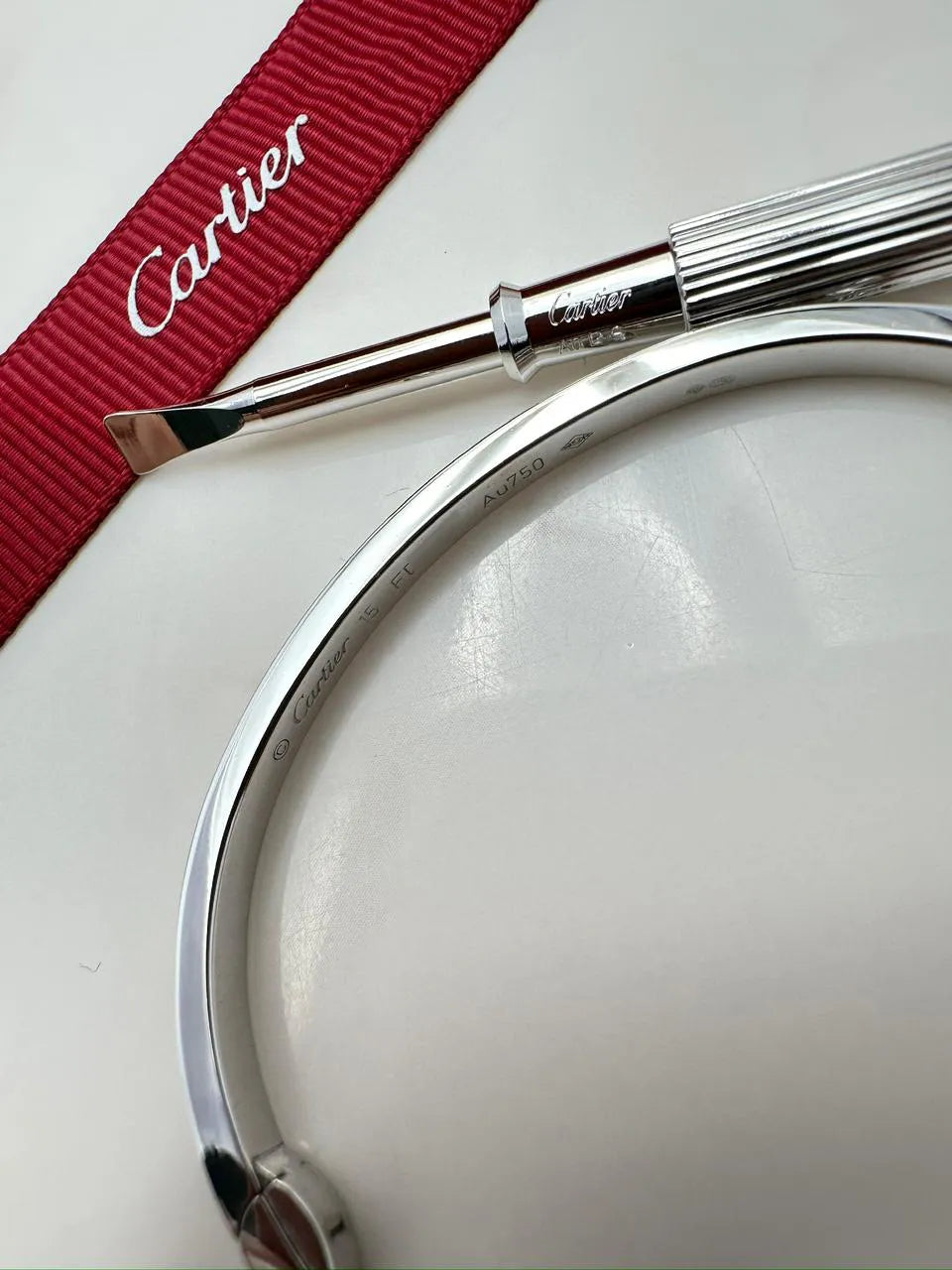 Cartier Love 10 Diamonds Bracelet Size 15
