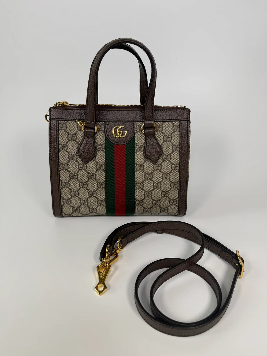 GUCCI GG OPHIDIA SMALL TOTE BAG