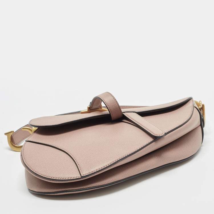 Dior Saddle Dusty Pink Leather Shoulder Bag