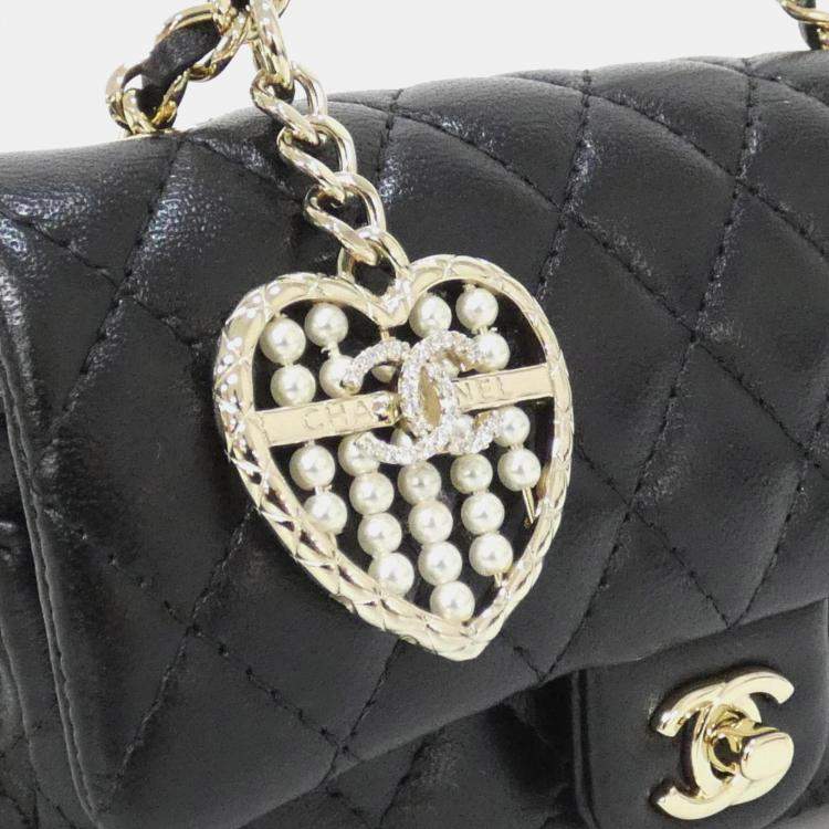 Chanel Flap Black Leather Bag