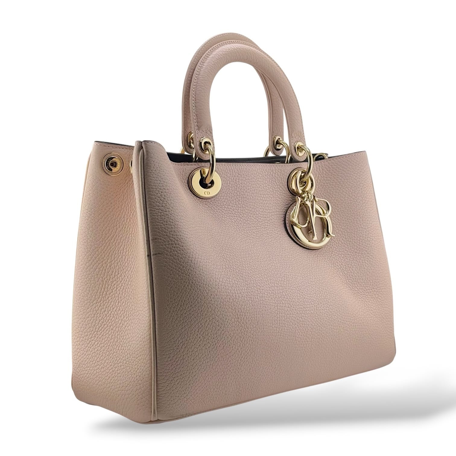Christian Dior Diorissimo Light Pink Calfskin Tote Bag