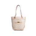 Gucci Cream Signature Small Punch Tote