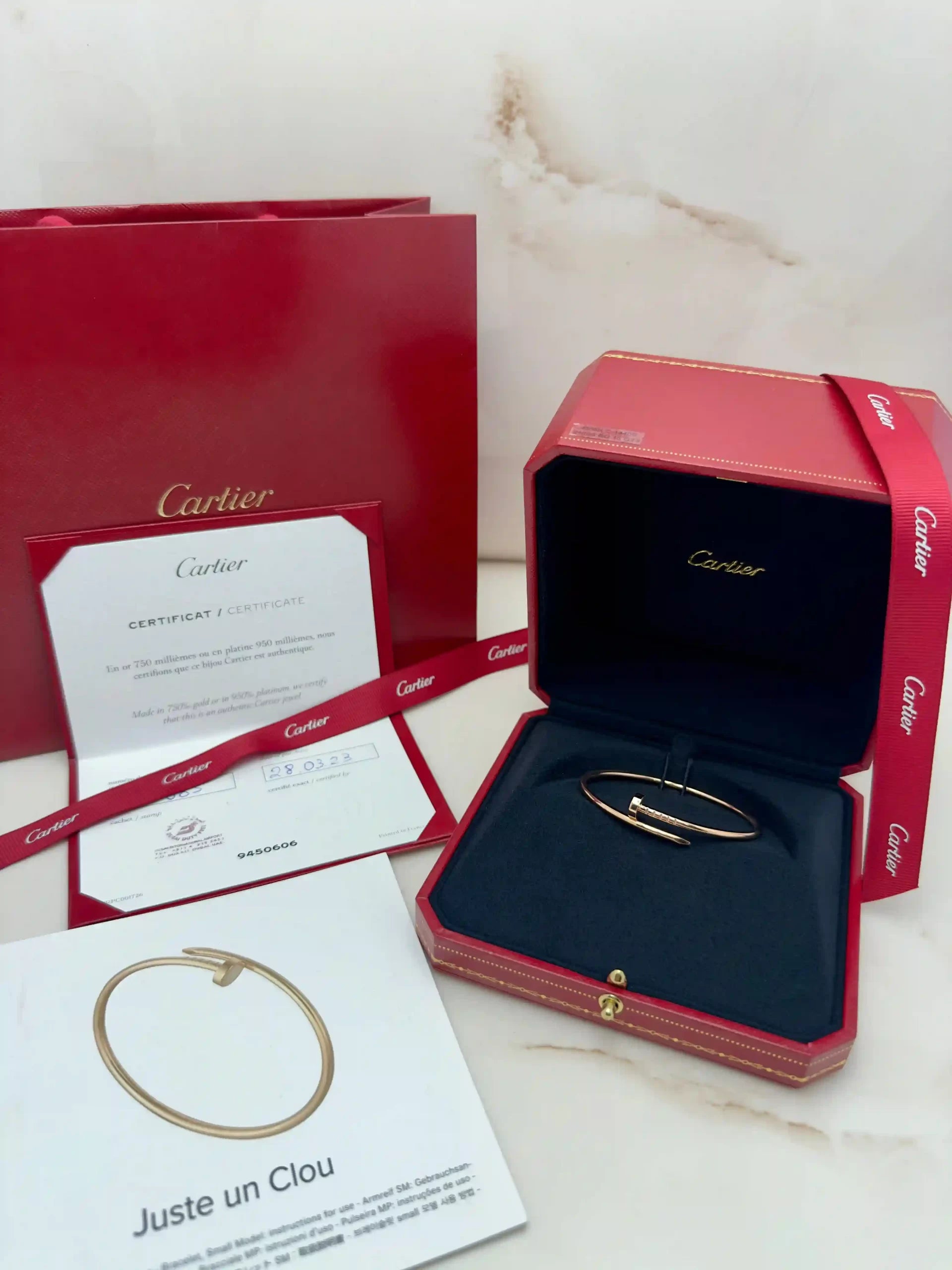 Cartier Juste Un Clou Bracelet Size 15