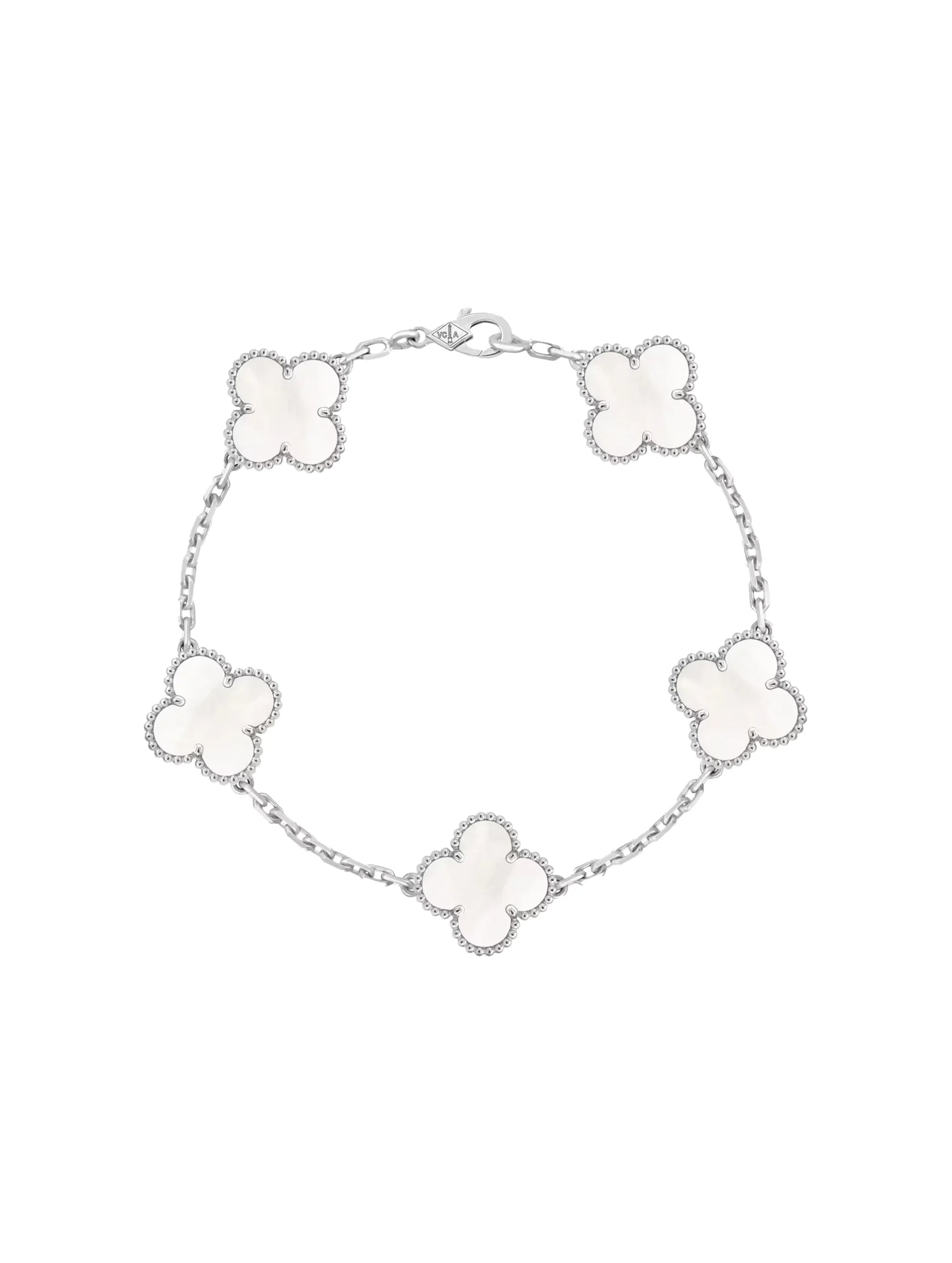 Van Cleef And Arpels Vintage Alhambra Bracelet 5 Motifs