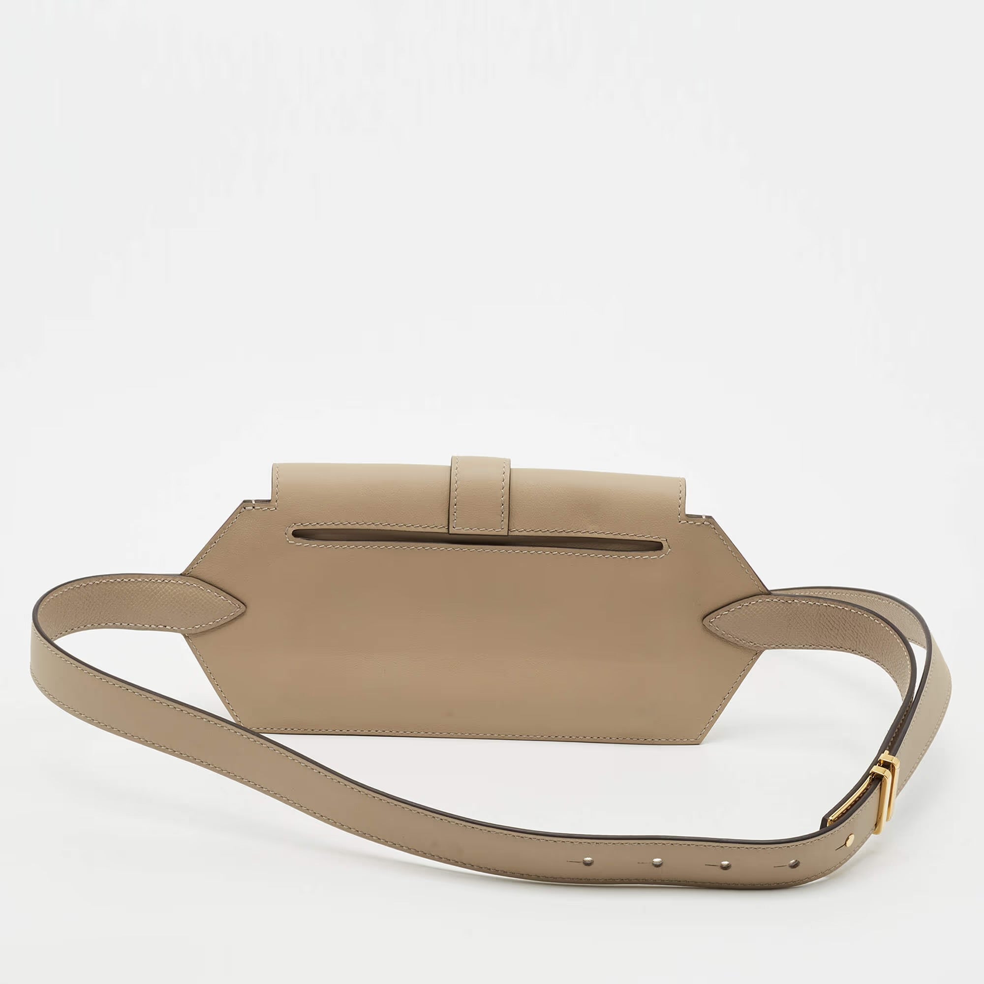 Hermes Elan Pocket 24 Trench Swift Leather Belt Bag