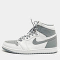 Air Jordans Jordan 1 Retro OG Stealth Size 44.5 White/Grey Leather High Top Sneakers