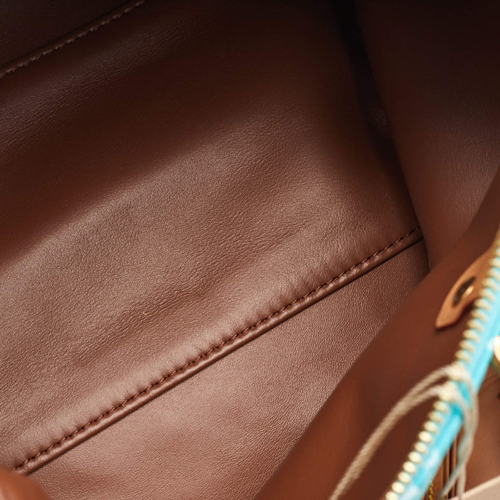 Louis Vuitton Speedy P9 Bandoulière 25 Turquoise Leather Bag