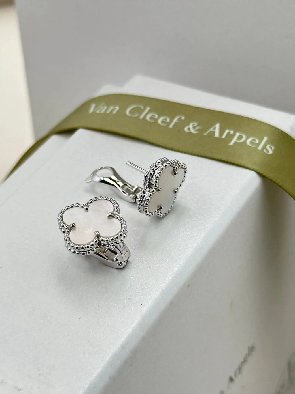 Van Cleef And Arpels Vintage Alhambra Earrings VCARF48600
