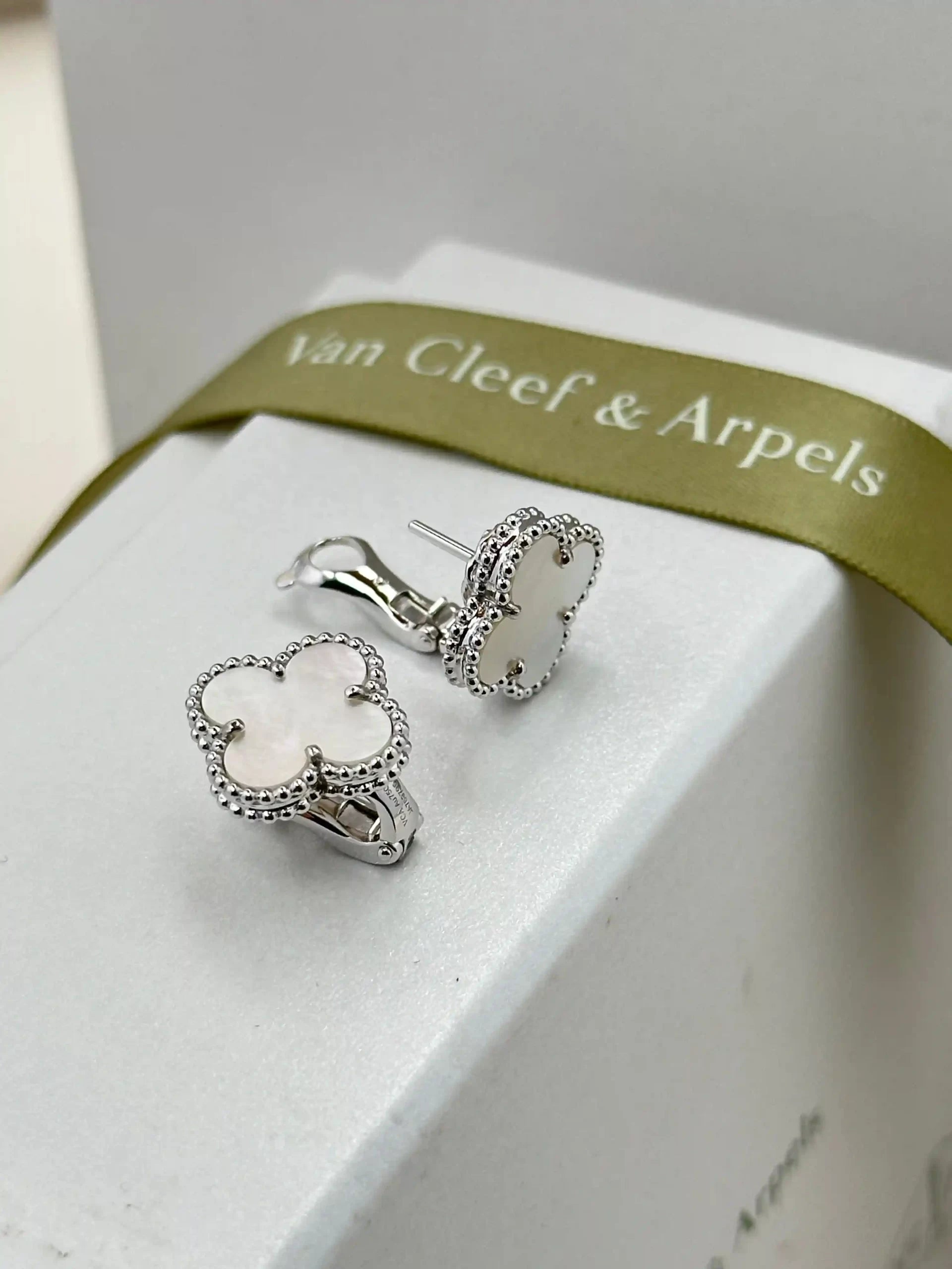 Van Cleef And Arpels Vintage Alhambra Earrings VCARF48600