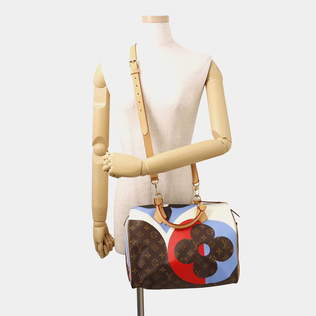 Louis Vuitton Speedy Bandouliere Brown Monogram / Gameon Size 30