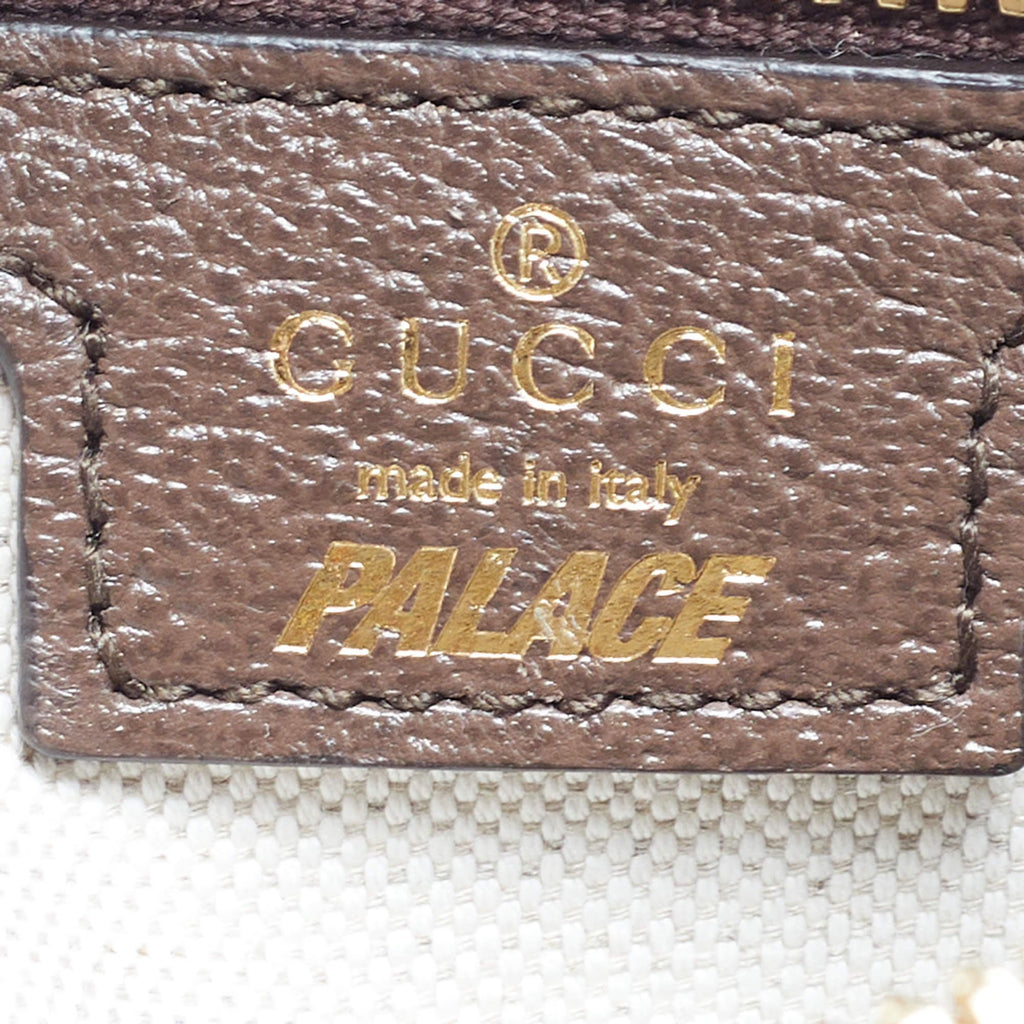 Gucci Palace Brown/Beige GG Canvas and Leather Duffel Bag
