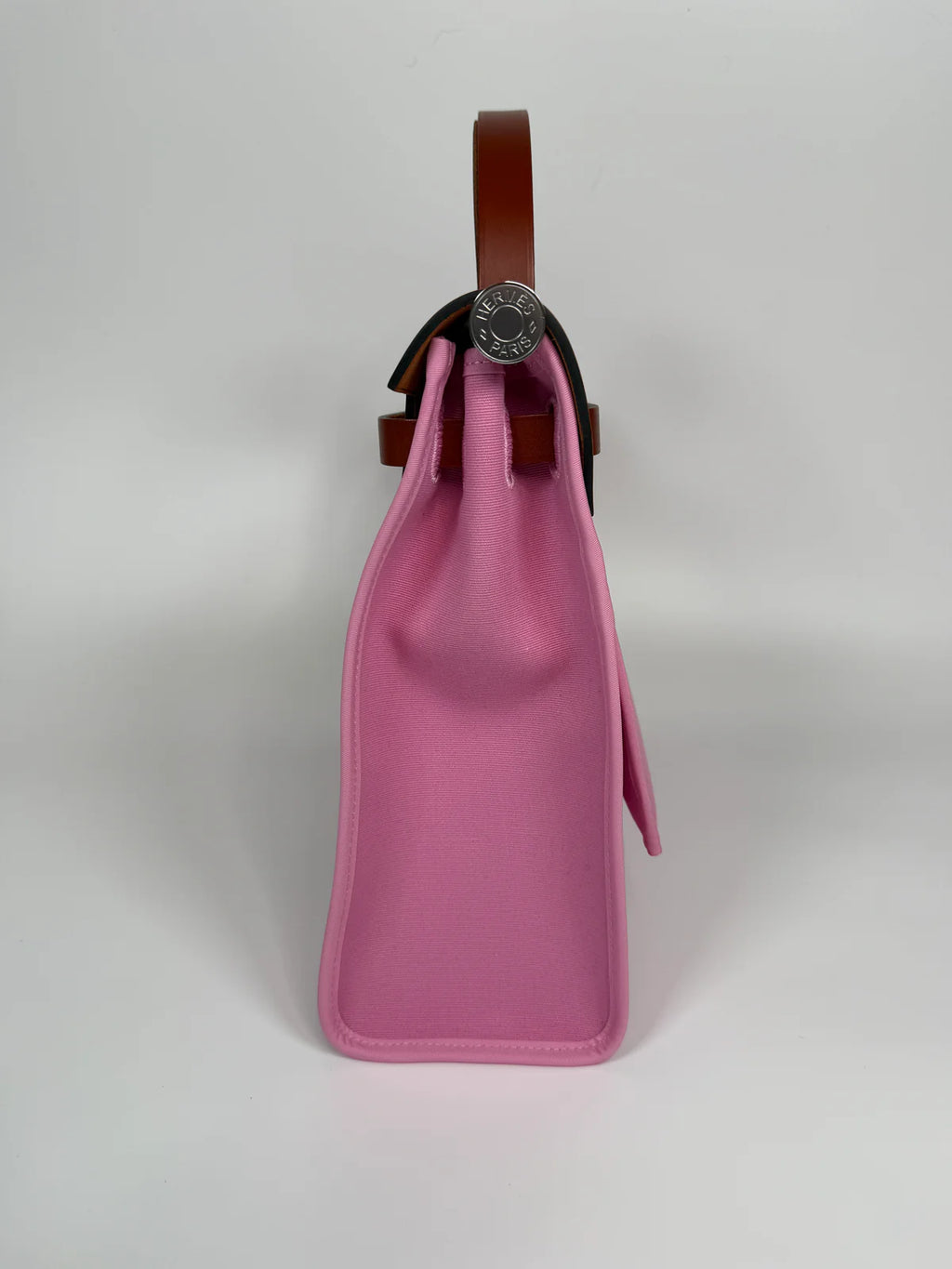 HERMÈS HERBAG 31 ZIP IN BUBBLEGUM & CUIVRE BAG