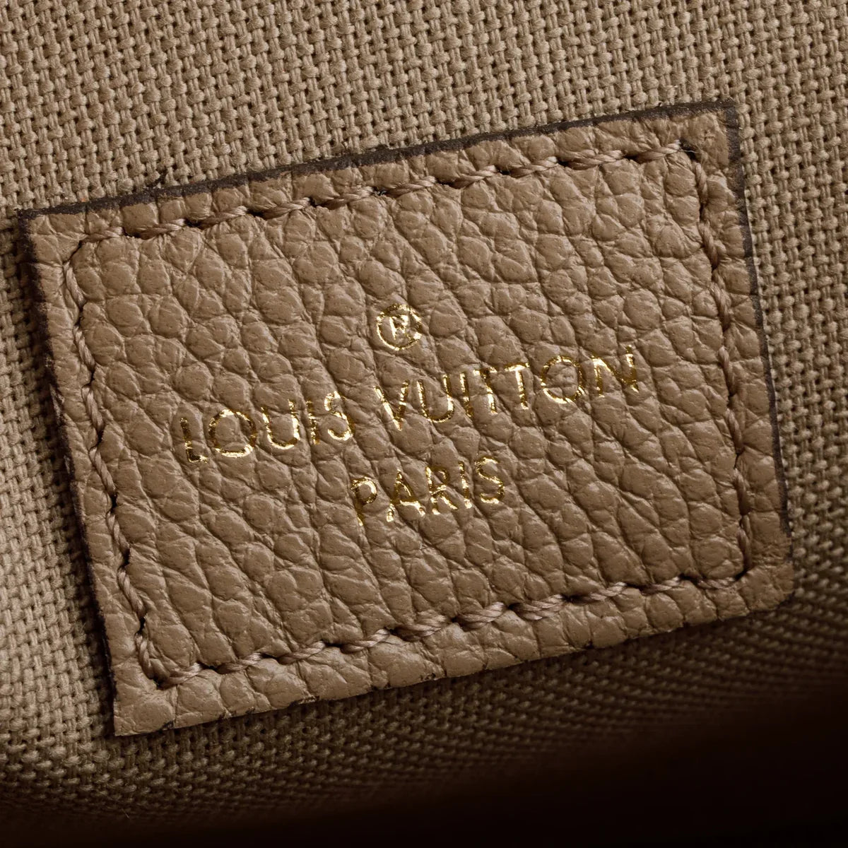 Louis Vuitton Tourterelle Monogram Empreinte Leather Felicie Pochette
