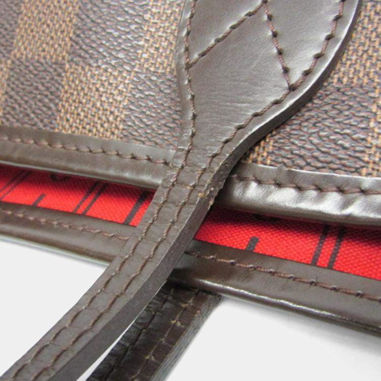 Louis Vuitton Neverfull MM Damier Ebene Tote Bag
