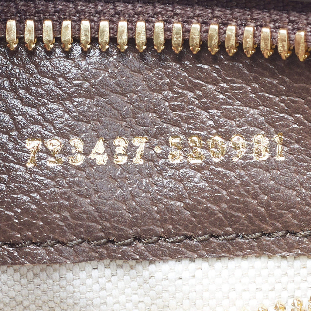 Gucci Palace Brown/Beige GG Canvas and Leather Duffel Bag
