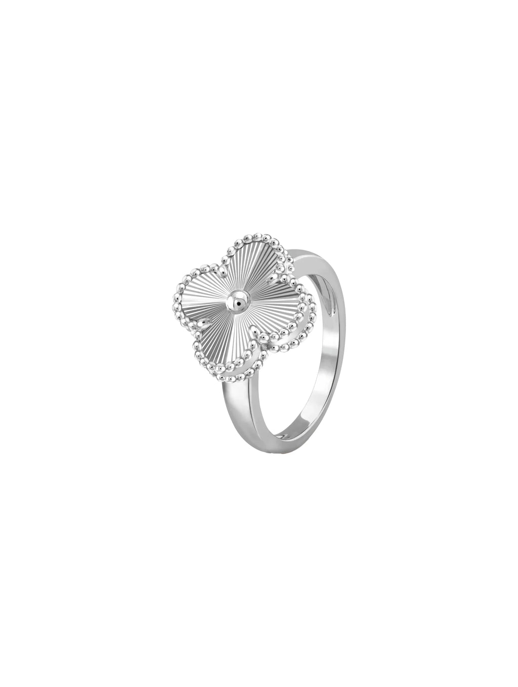 Van Cleef And Arpels Vintage Alhambra Ring Size 53