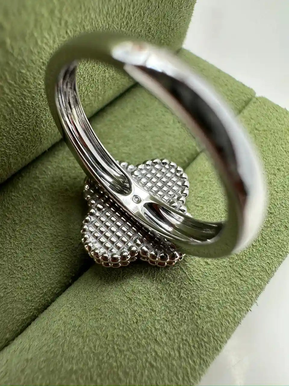 Van Cleef And Arpels Vintage Alhambra Ring Size 54 VCARF48900