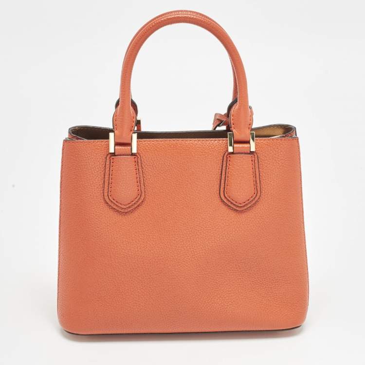 Michael Kors Adele Orange Leather Tote