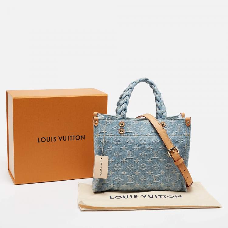 Louis Vuitton Sky Blue Monogram Denim Let Go PM Bag