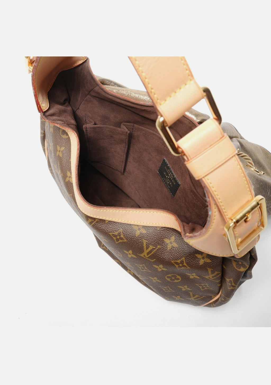 LOUIS VUITTON 2009 Kalahari GM Monogram Shoulder Bag Brown