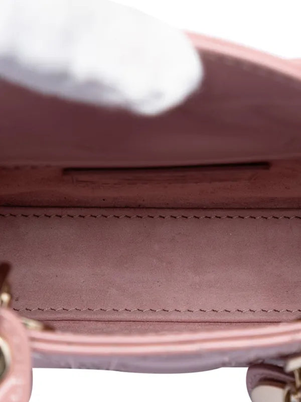 Christian Dior 2022 Micro Patent Cannage Lady Dior