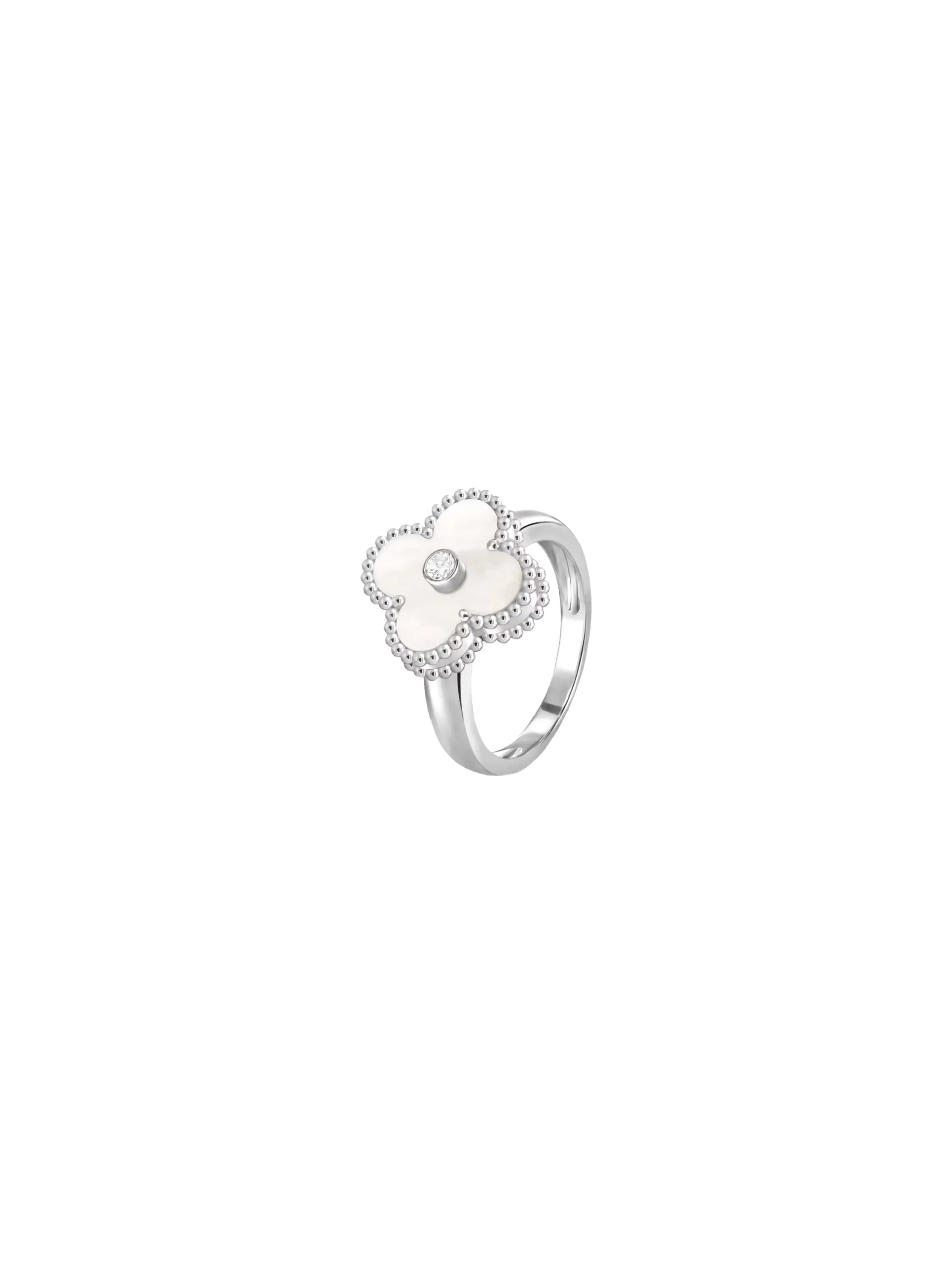 Van Cleef And Arpels Vintage Alhambra Ring Size 54 VCARF48900