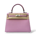 Hermes Kelly 25 Mauve Sylvestre Epsom PHW