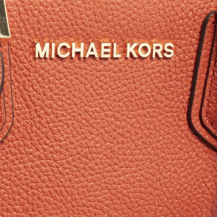Michael Kors Adele Orange Leather Tote