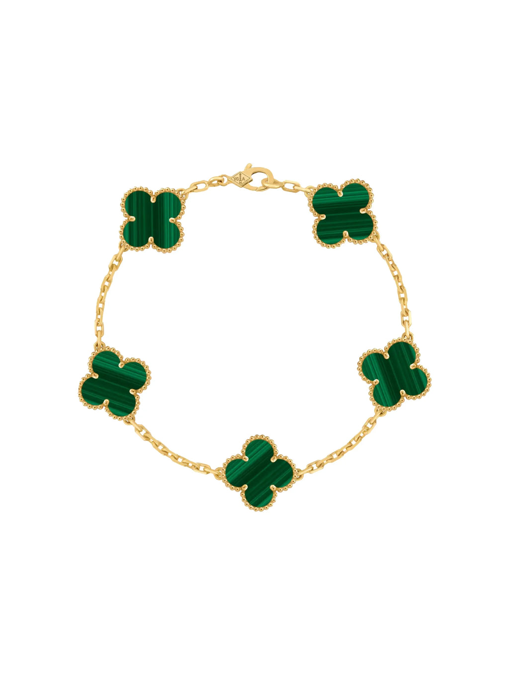 Van Cleef And Arpels Vintage Alhambra Yellow Gold Bracelet