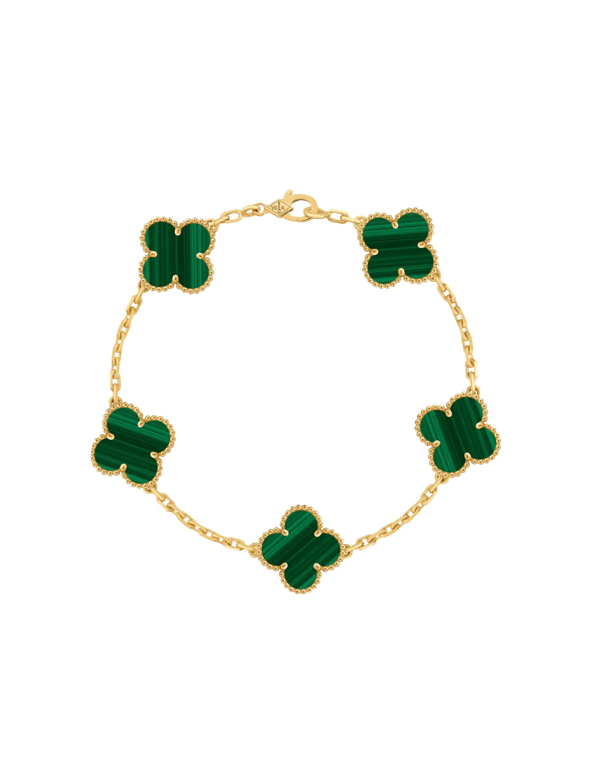 Van Cleef And Arpels Vintage Alhambra Yellow Gold Bracelet